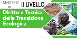 Bando Master Universitario – Diritto e Tecnica della Transizione Ecologica